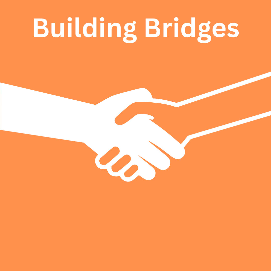 Building Bridges Handshake representing a bridge between youth and employment.