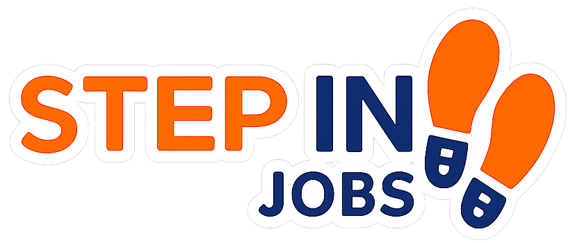 StepInJobs logo – connecting young people with local job opportunities